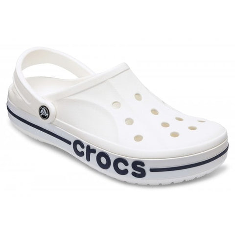 Crocs Bayaband Clog — Men, White/Navy