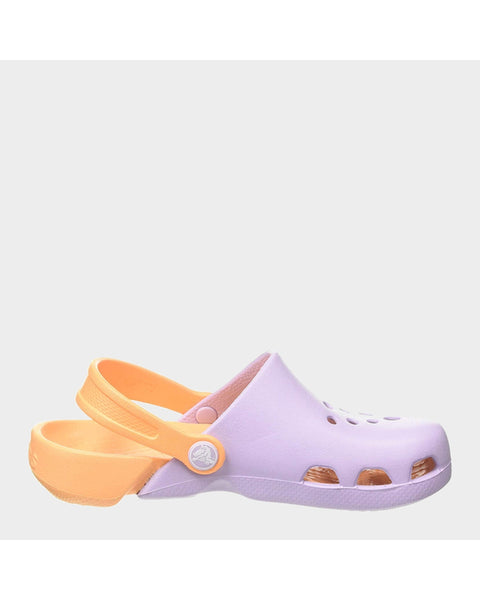 Crocs Electro Clog β Girls, Lavender/Cantaloupe