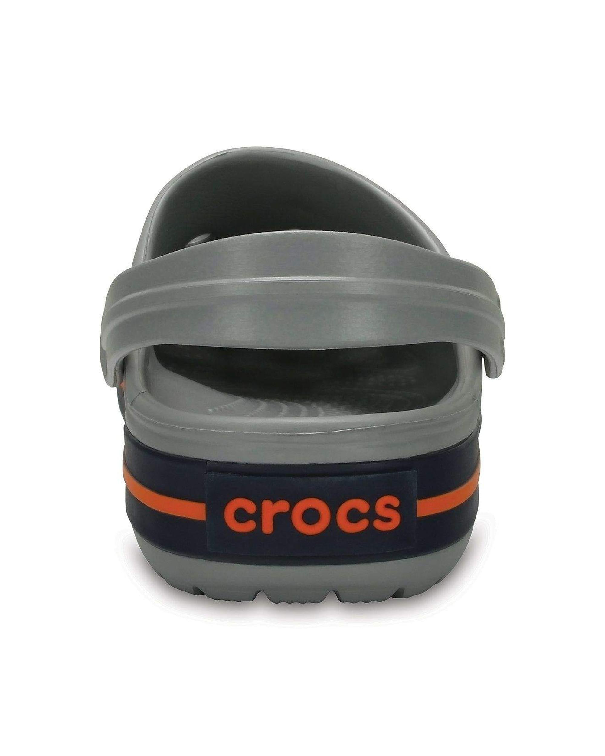 Crocband-Clog-Unisex Adult-Light Grey/Navy-11016-01U