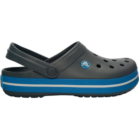 CROCBAND-CLOG-UNISEX ADULT-CHARCOAL/OCEAN-11016-07W