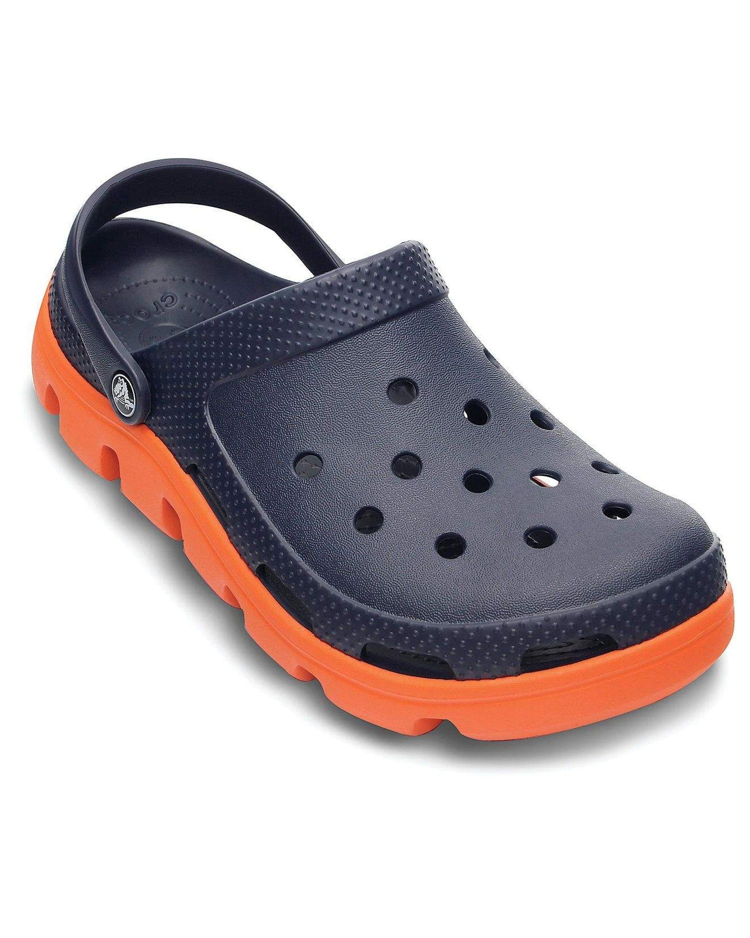 Duet-Clog-Unisex Adult-Navy/Orange-11991-487