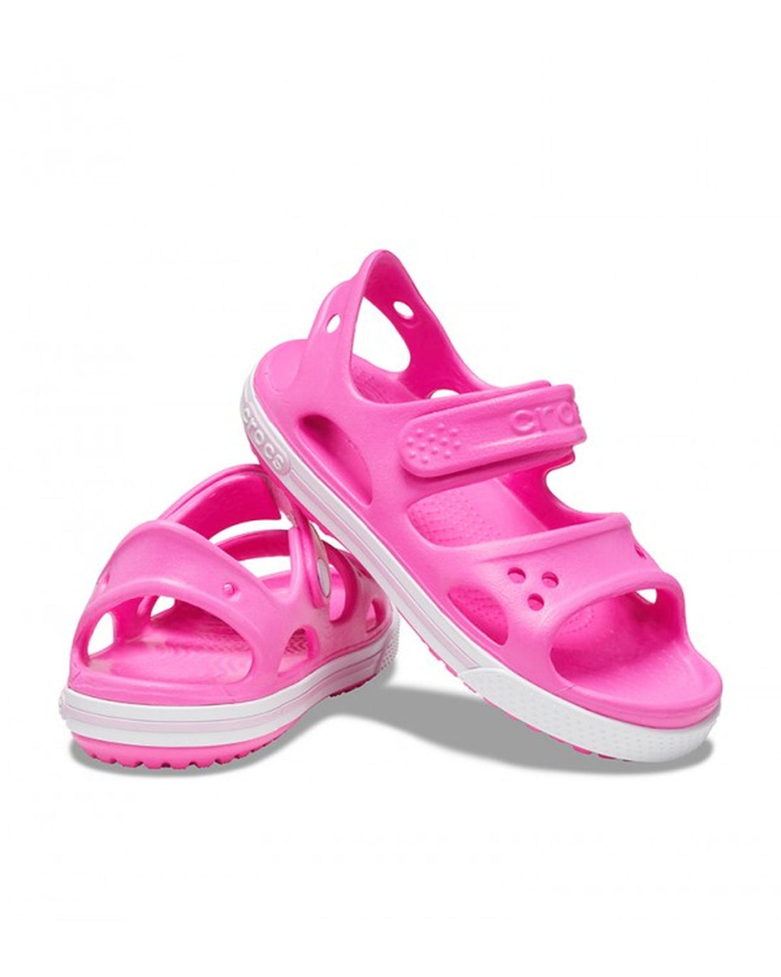 CROCBAND-SANDAL-KIDS-ELECTRIC PINK-14854-6QQ