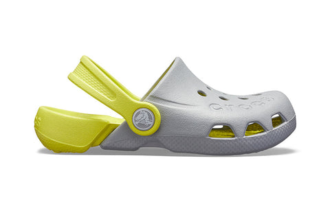 Electro-Clog-Kids-Charcoal/Volt Green-10400-0A3