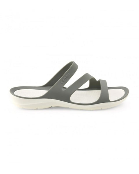 Crocs Swiftwater Sandal β Women, Smoke/White