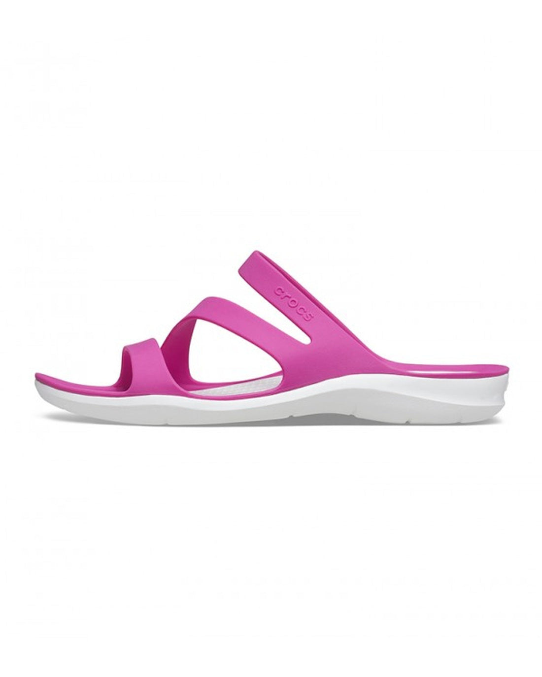 Crocs Swiftwater Collectio Sandal β Women, Fuchsia Fun/White