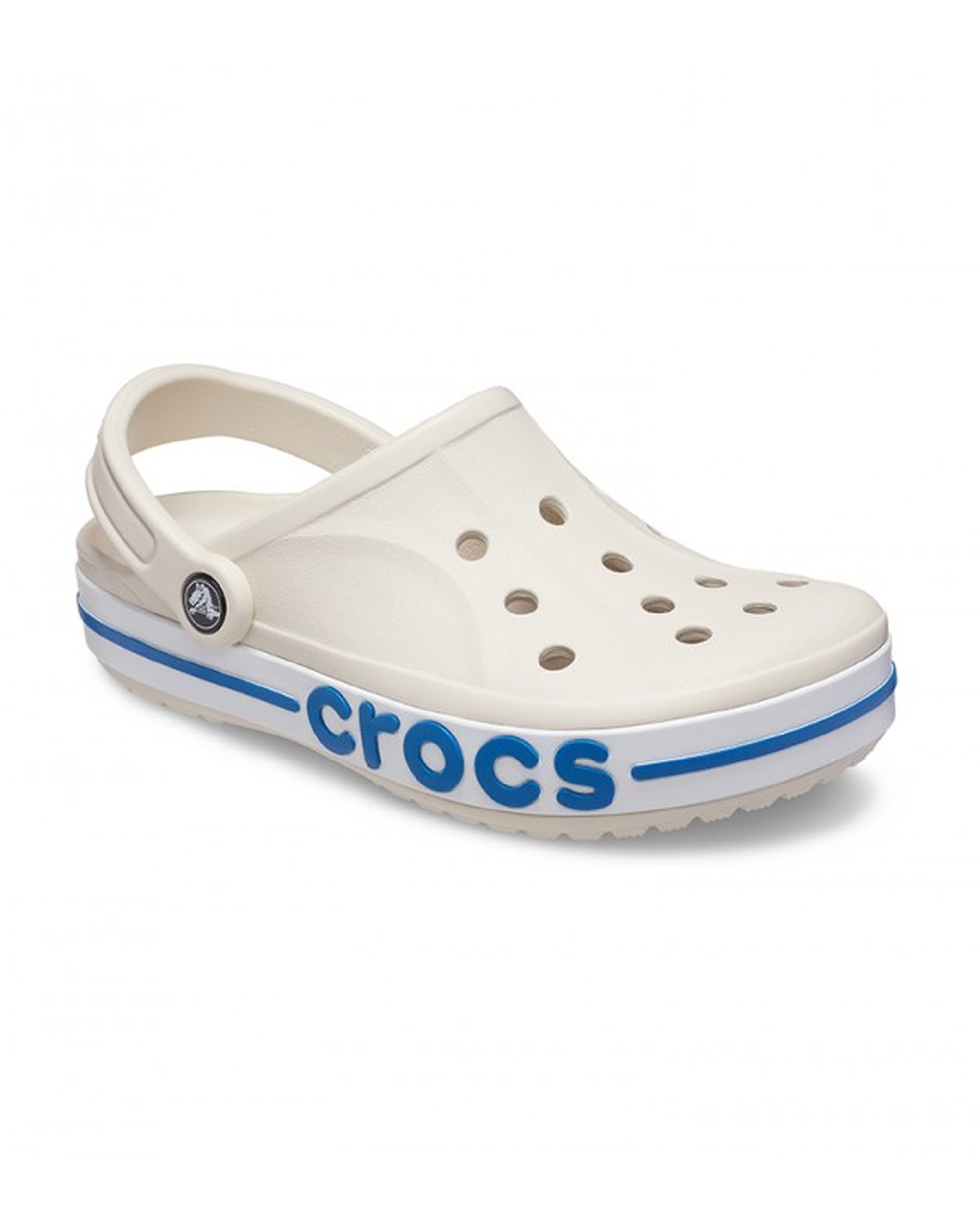 Unisex Adult-Crocs-Bayaband Clog 205089-1FN Stucco/Bright Cobalt-UK-9