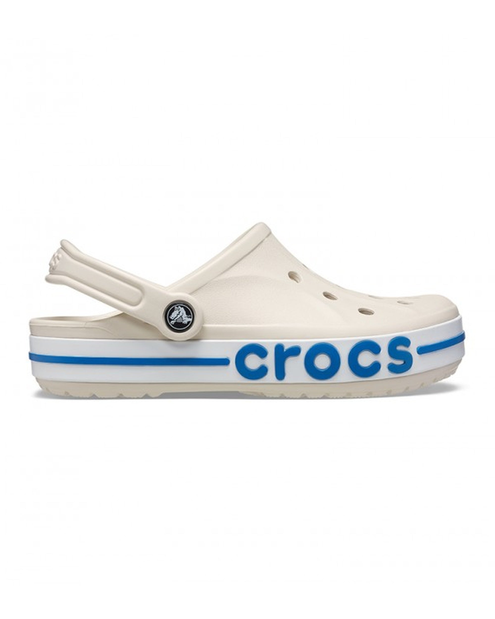 Unisex Adult-Crocs-Bayaband Clog 205089-1FN Stucco/Bright Cobalt-UK-9