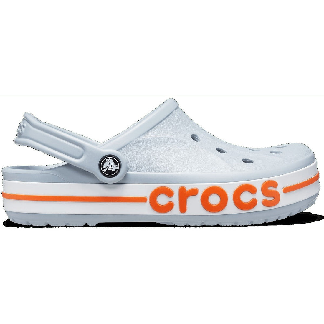 Crocs Clog — Men, Blue Grey/Orange
