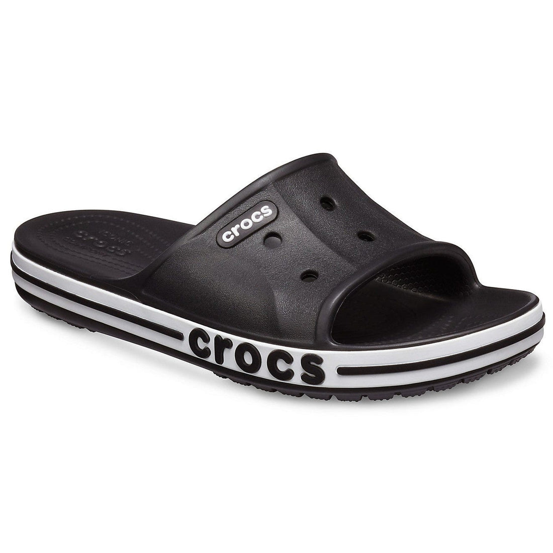 Crocs Bayaband Slide β Men, Black/White
