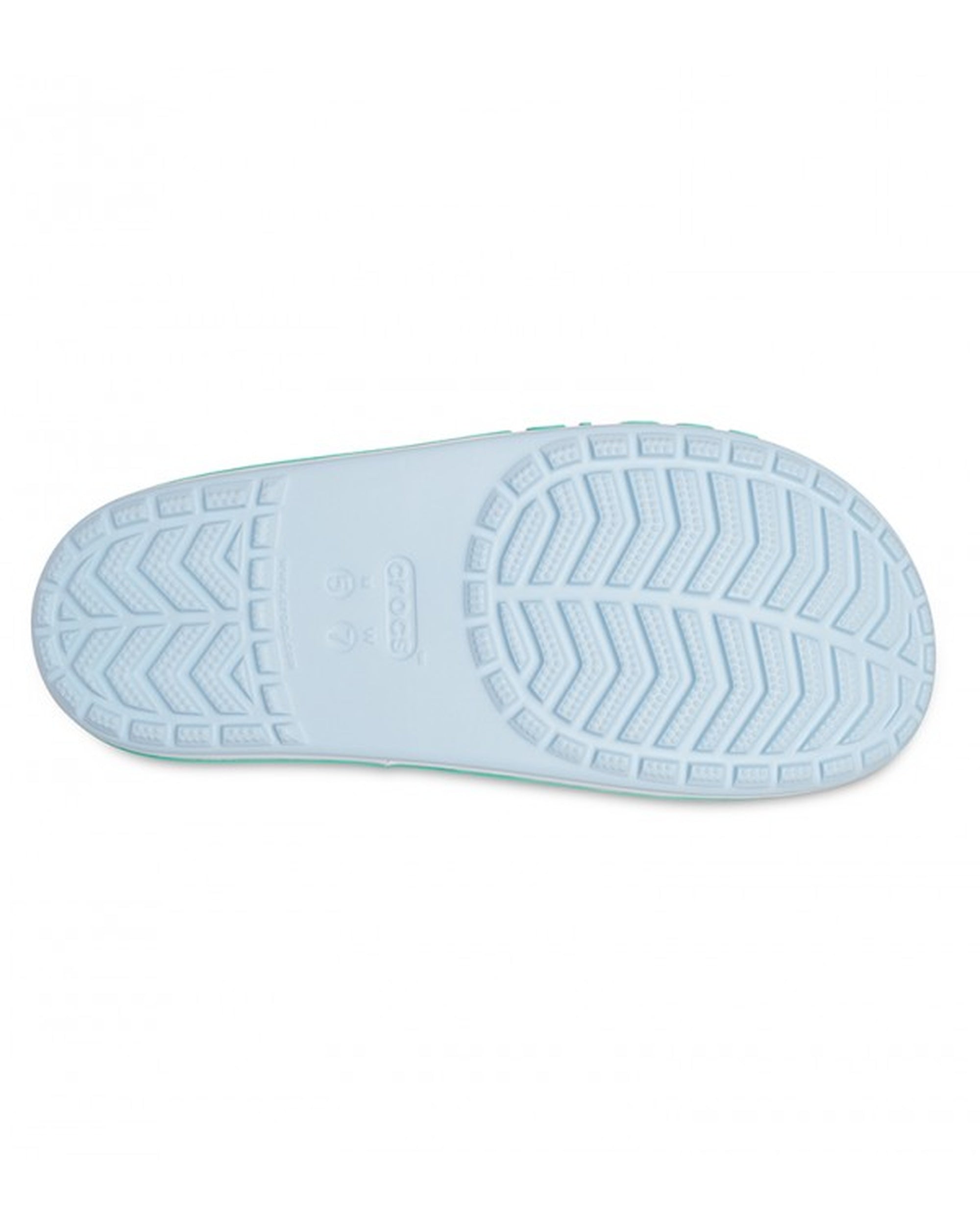 Unisex Adult-Crocs-Bayaband Slide 205392-4SX Mineral Blue/Pistachio-UK-10