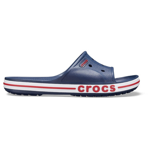 Crocs Bayaband Slide β Men, Navy/Pepper