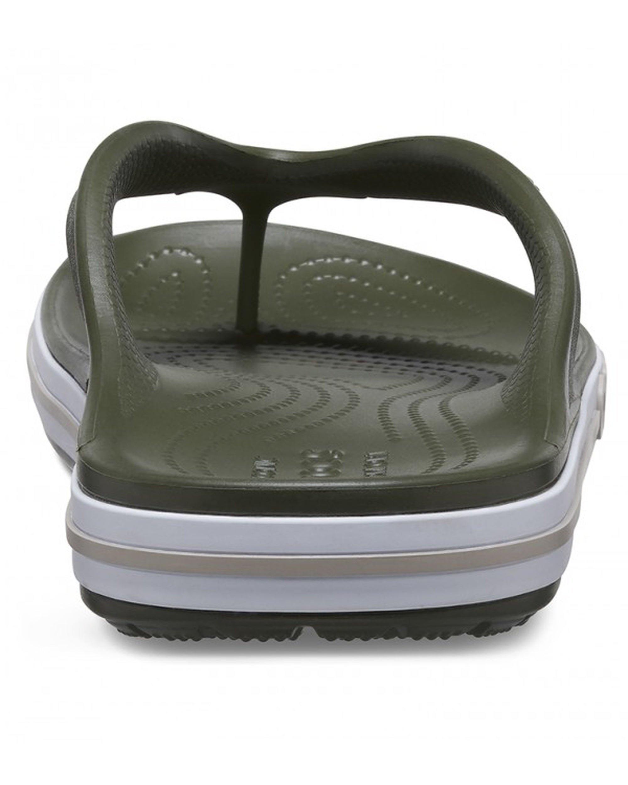 Unisex Adult-Crocs-Bayaband Flip 205393-3TQ Army Green/Cobblestone-UK-9