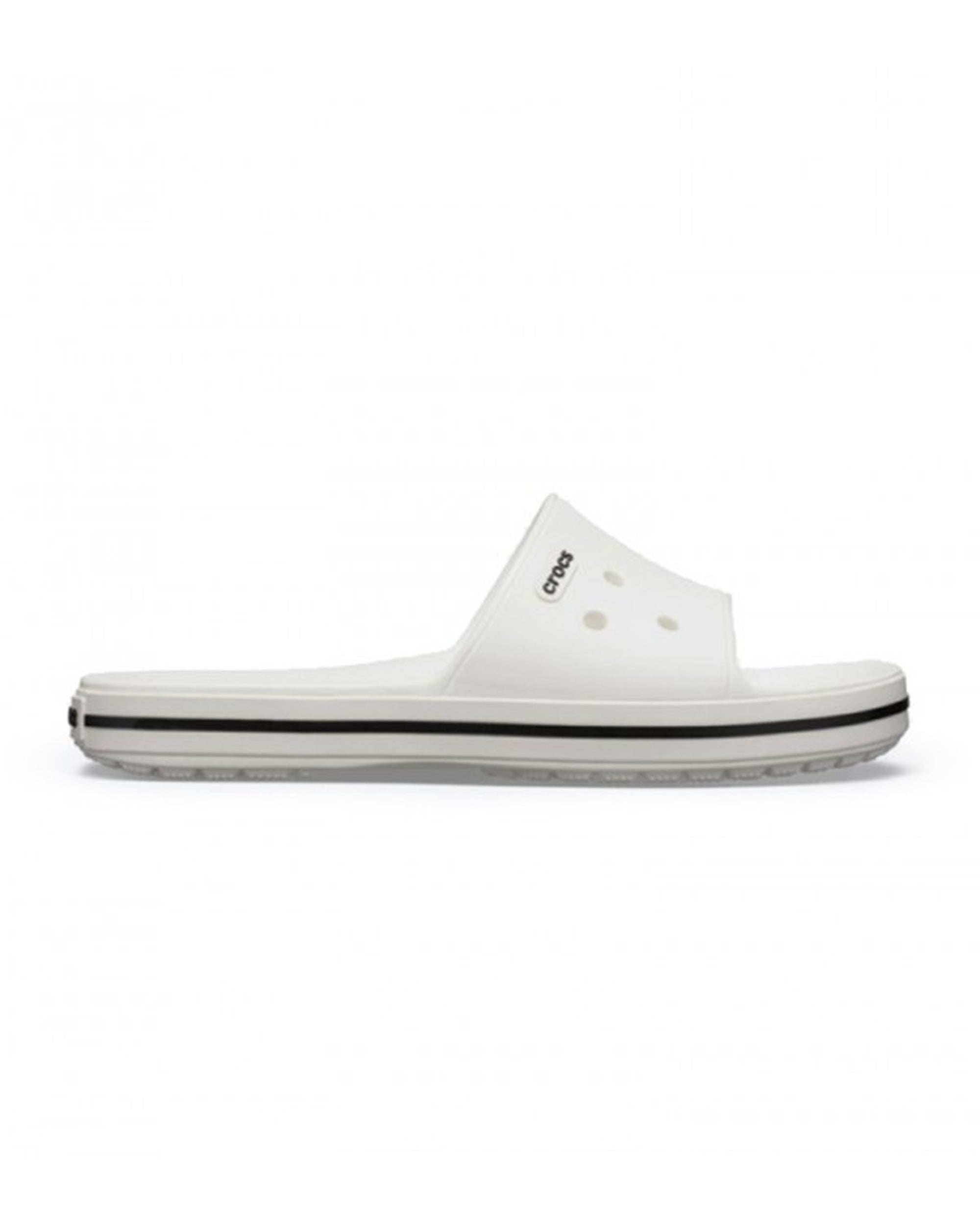 Crocband-Slide-Unisex Adult-White/Black-205733-103