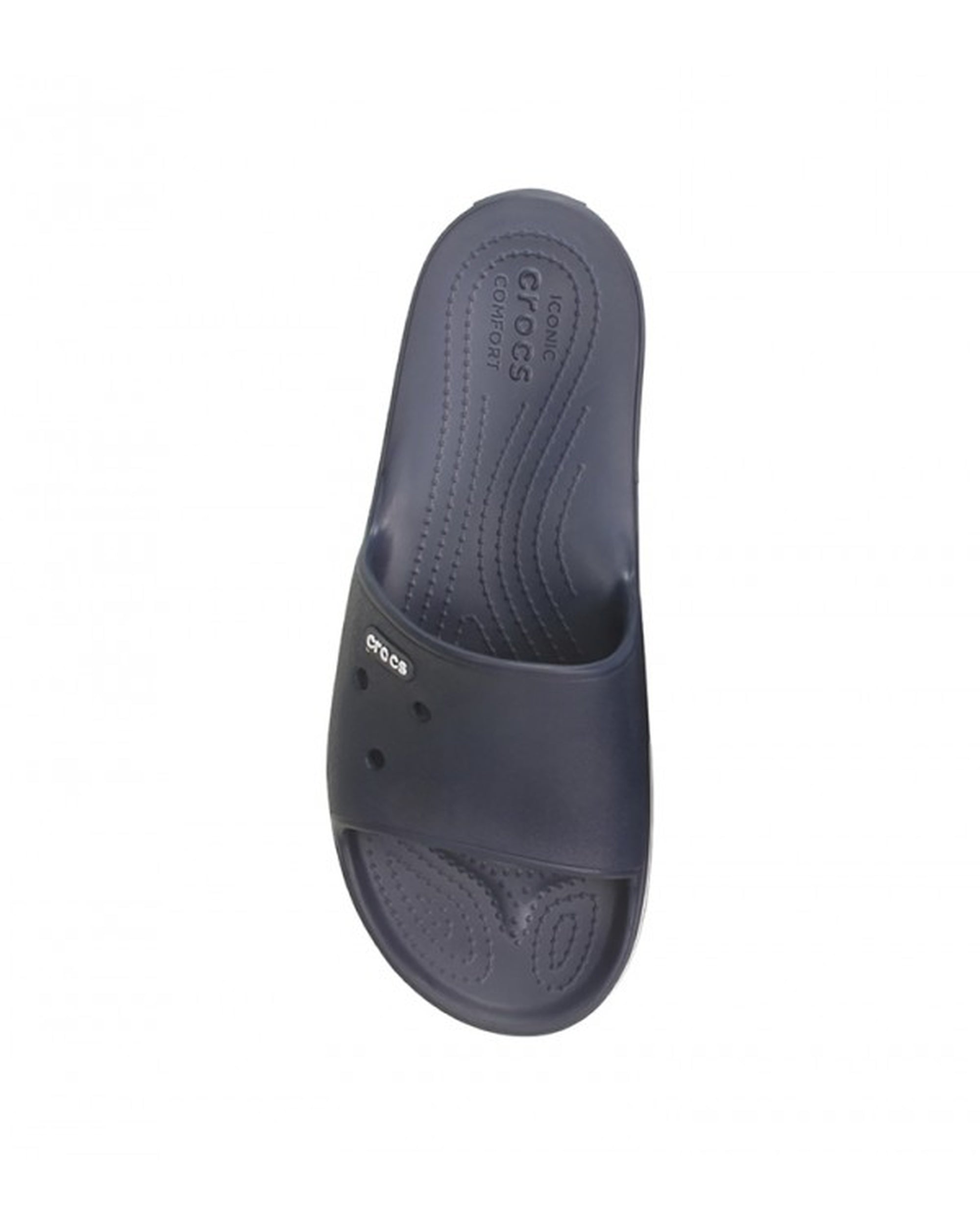Unisex Adult-Crocs-Crocband Slide 205733-462 Navy/White-UK-9