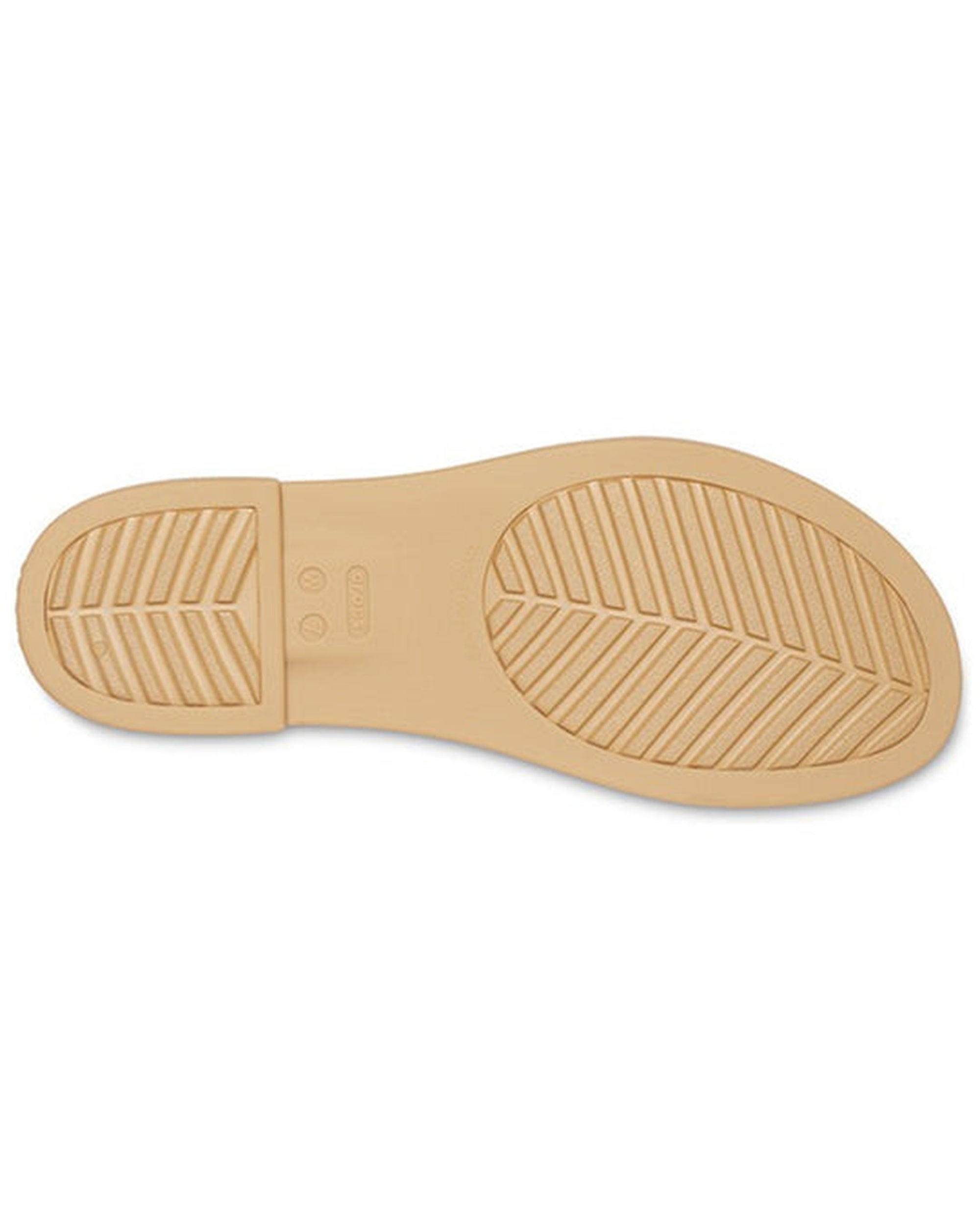 Women-Crocs-Tulum Flat 206109-00W Black/Tan-UK-9