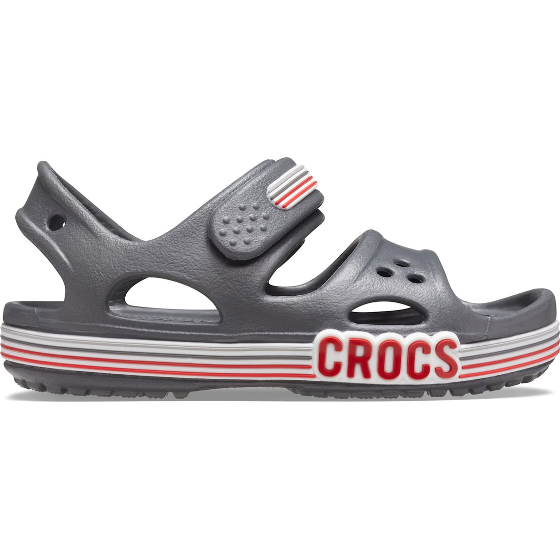 Crocs Crocband Sandal — Boys, Slate Grey