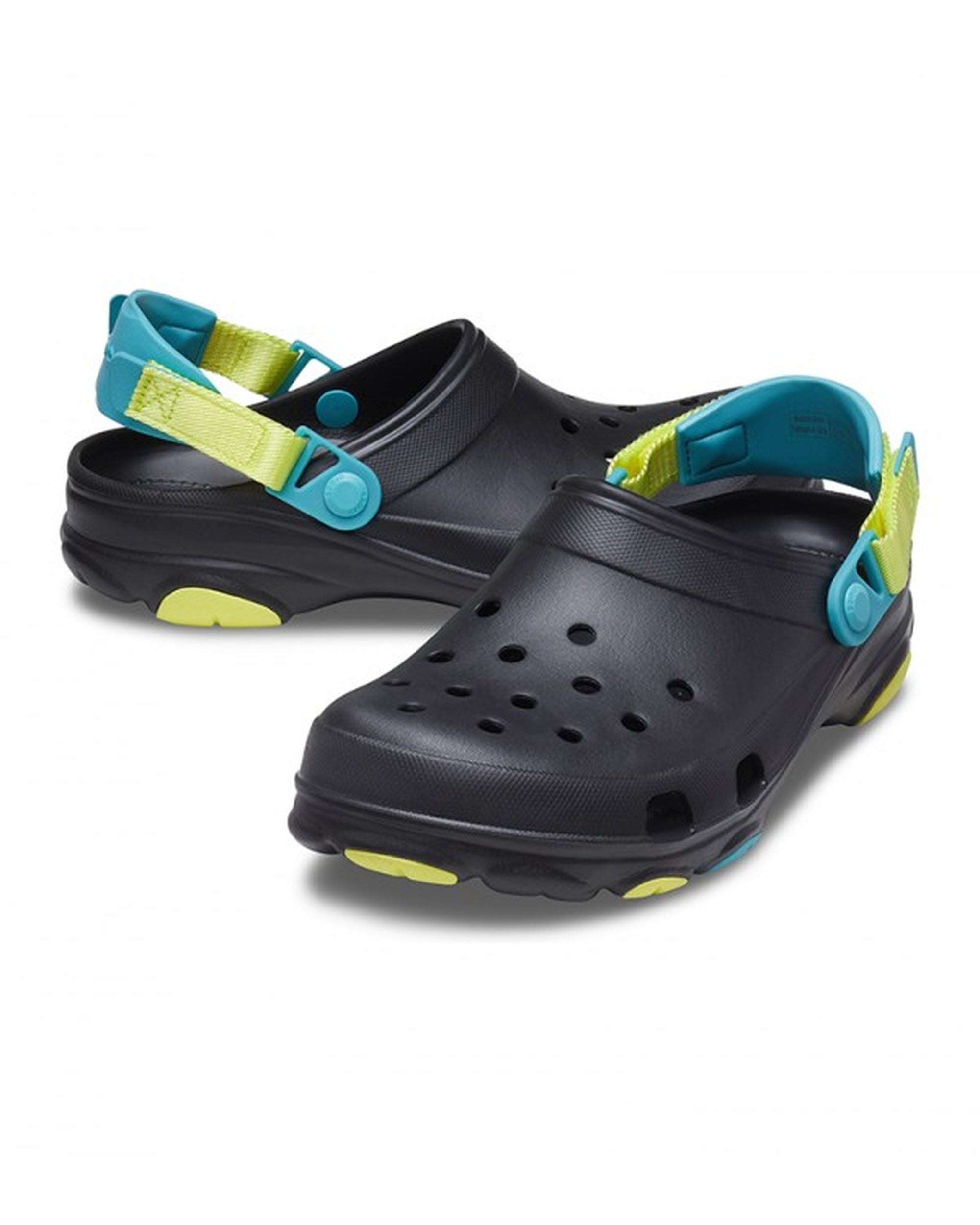 Unisex Adult-Crocs-Classic Clog 206340-0C4 Black/Multi-UK-9