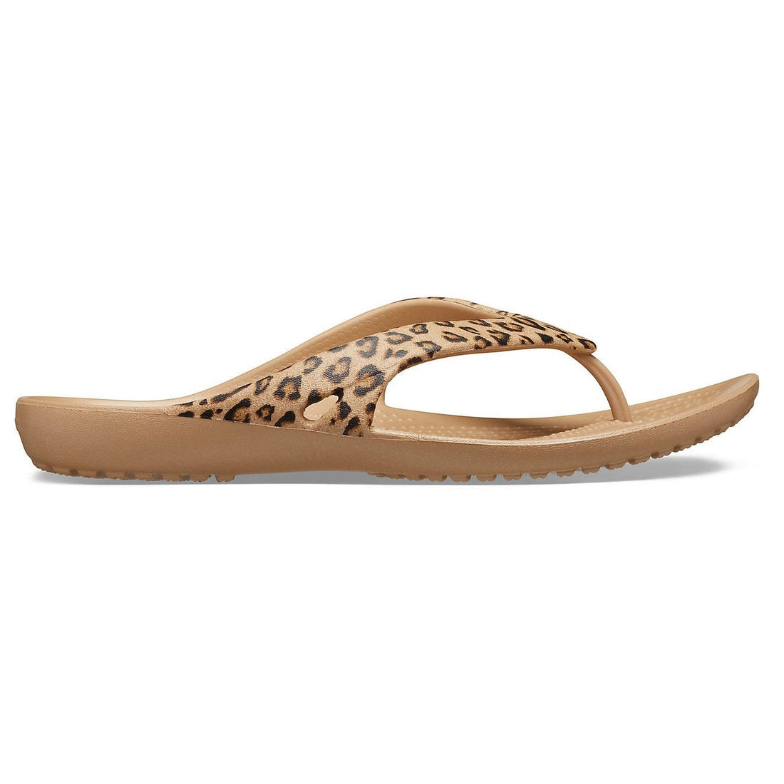 Crocs Kadee Flip-Flop β Women, Leopard/Gold