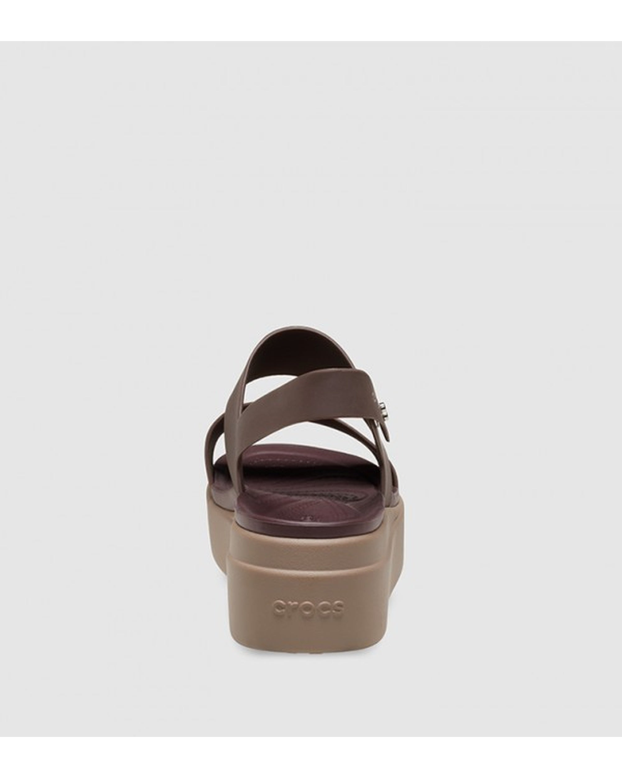 Women-Crocs-Brooklyn Sandal 206453-2ZL Mocha/Mushroom-UK-9