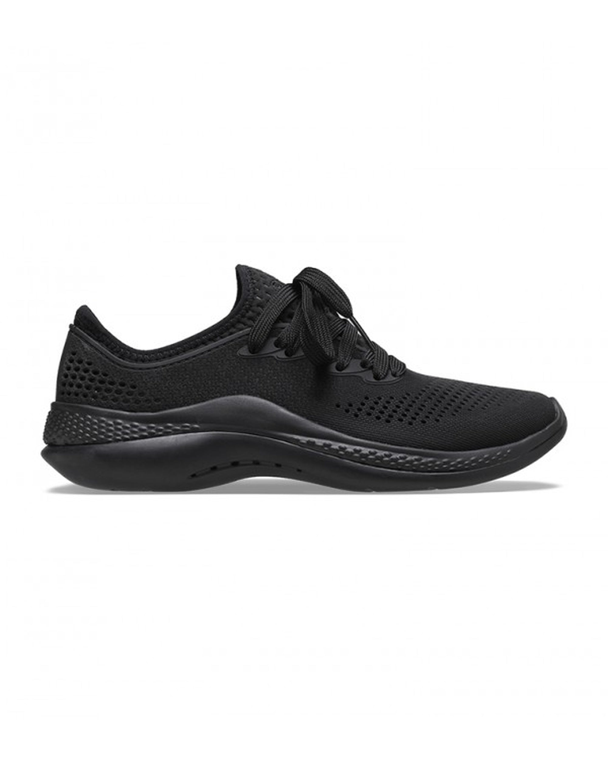 Women-Crocs-Literide Shoe 206705-060 Black/Black-UK-9