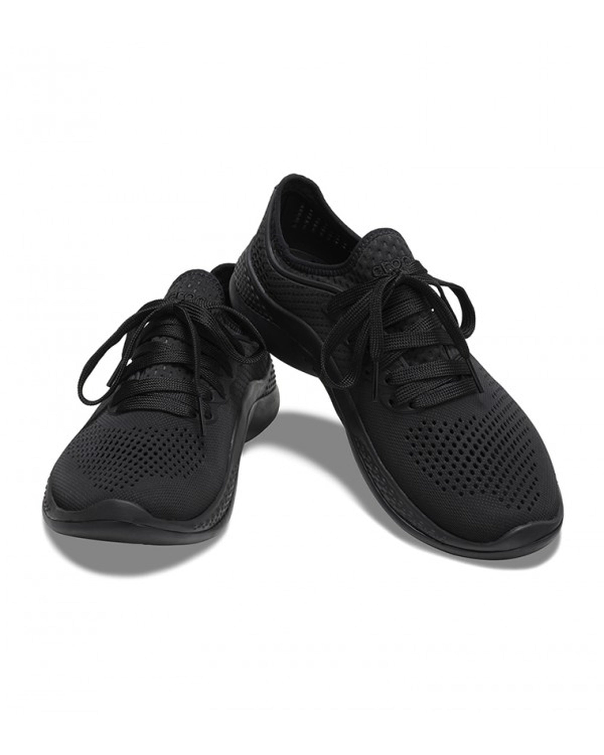 Women-Crocs-Literide Shoe 206705-060 Black/Black-UK-9