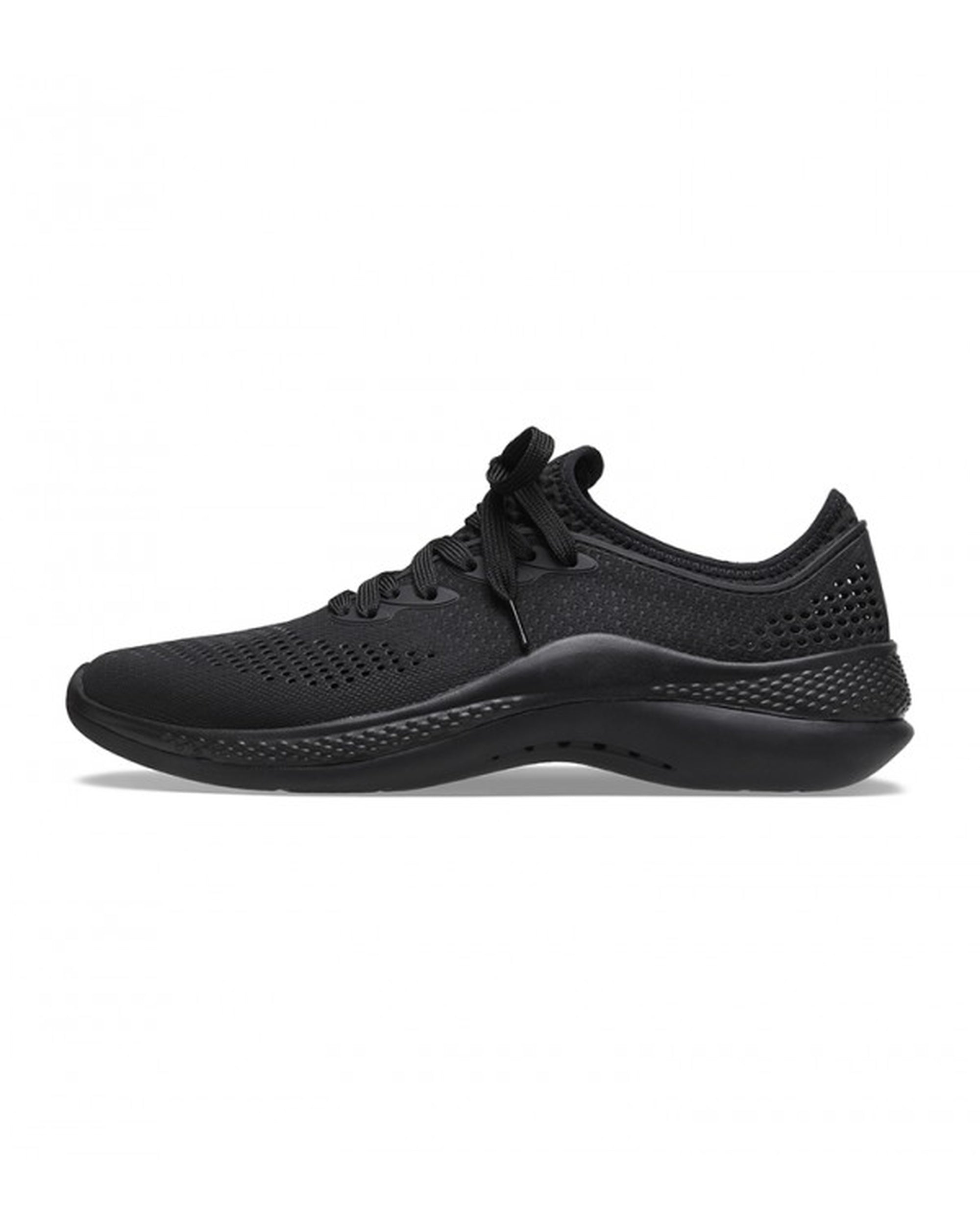 Women-Crocs-Literide Shoe 206705-060 Black/Black-UK-9