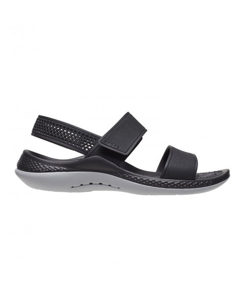 Crocs LiteRide Sandal β Women, Black/Light Grey