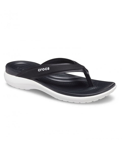 Crocs Capri Flip-Flop — Women, Black (206780-001)