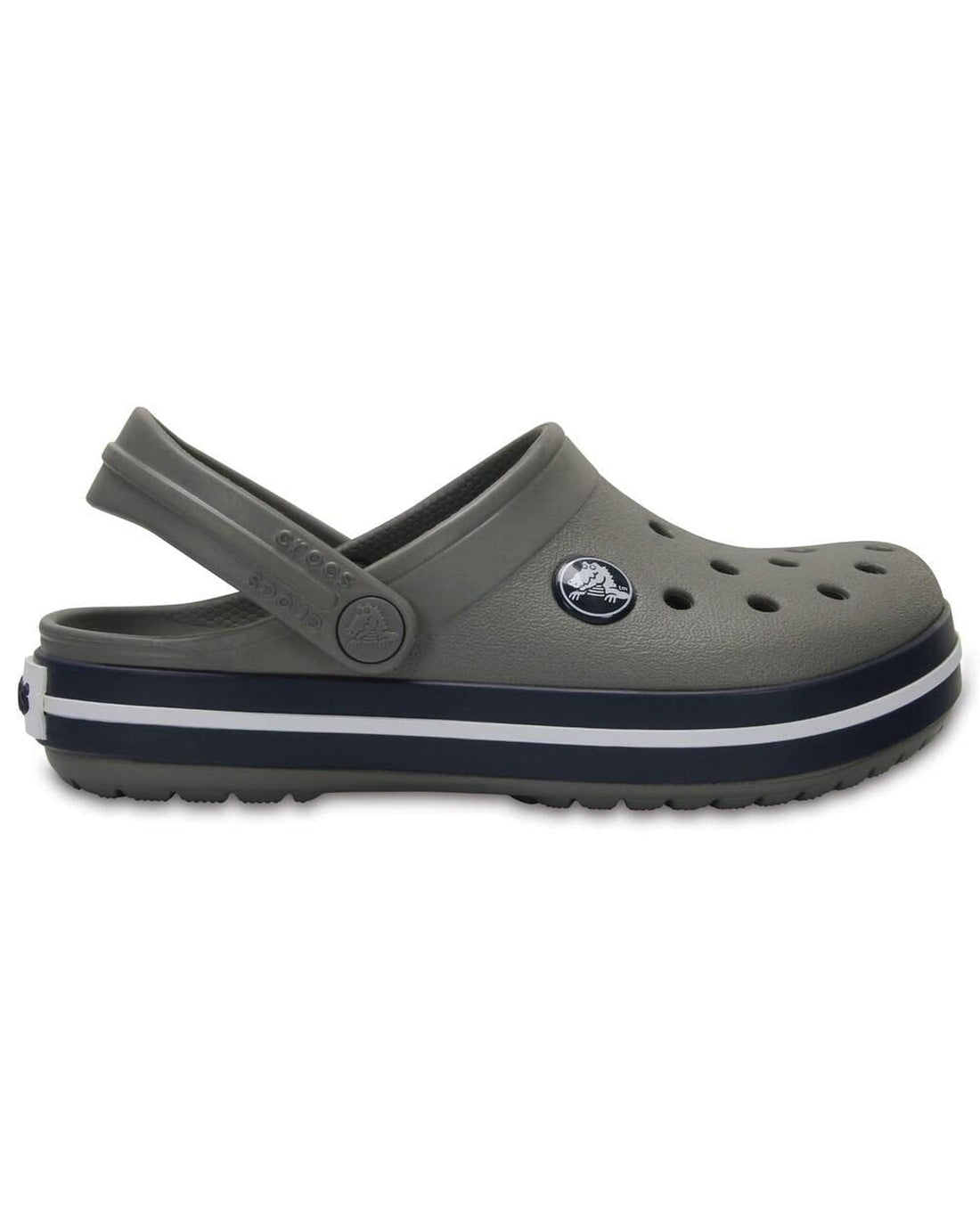 Crocs Crocband Clog โ Boys, Smoke/Navy (207006)