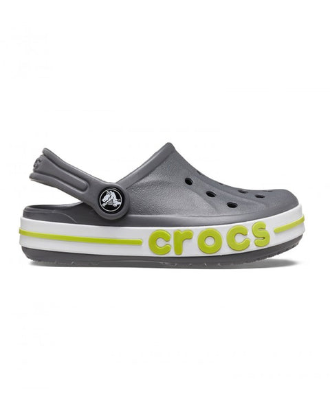 BAYABAND-CLOG-UNISEX KIDS-SLATE GREY/LIME PUNCH-207019-0GX