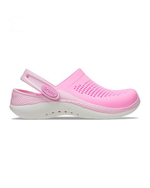 Crocs LiteRide Clog — Girls, Taffy Pink/Ballerina Pink