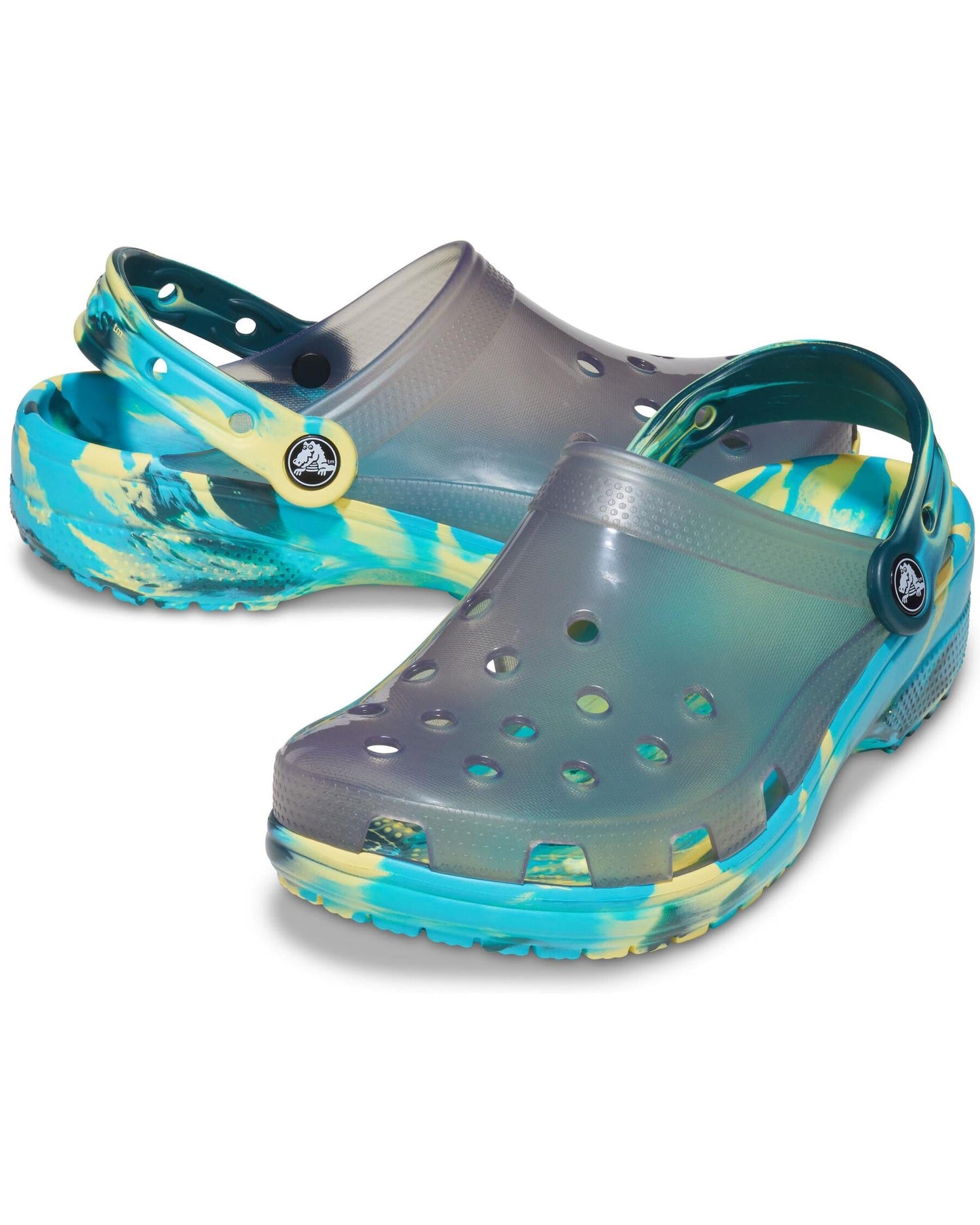 Classic-Clog-Unisex Adult-Black/Multi-207407-0C4