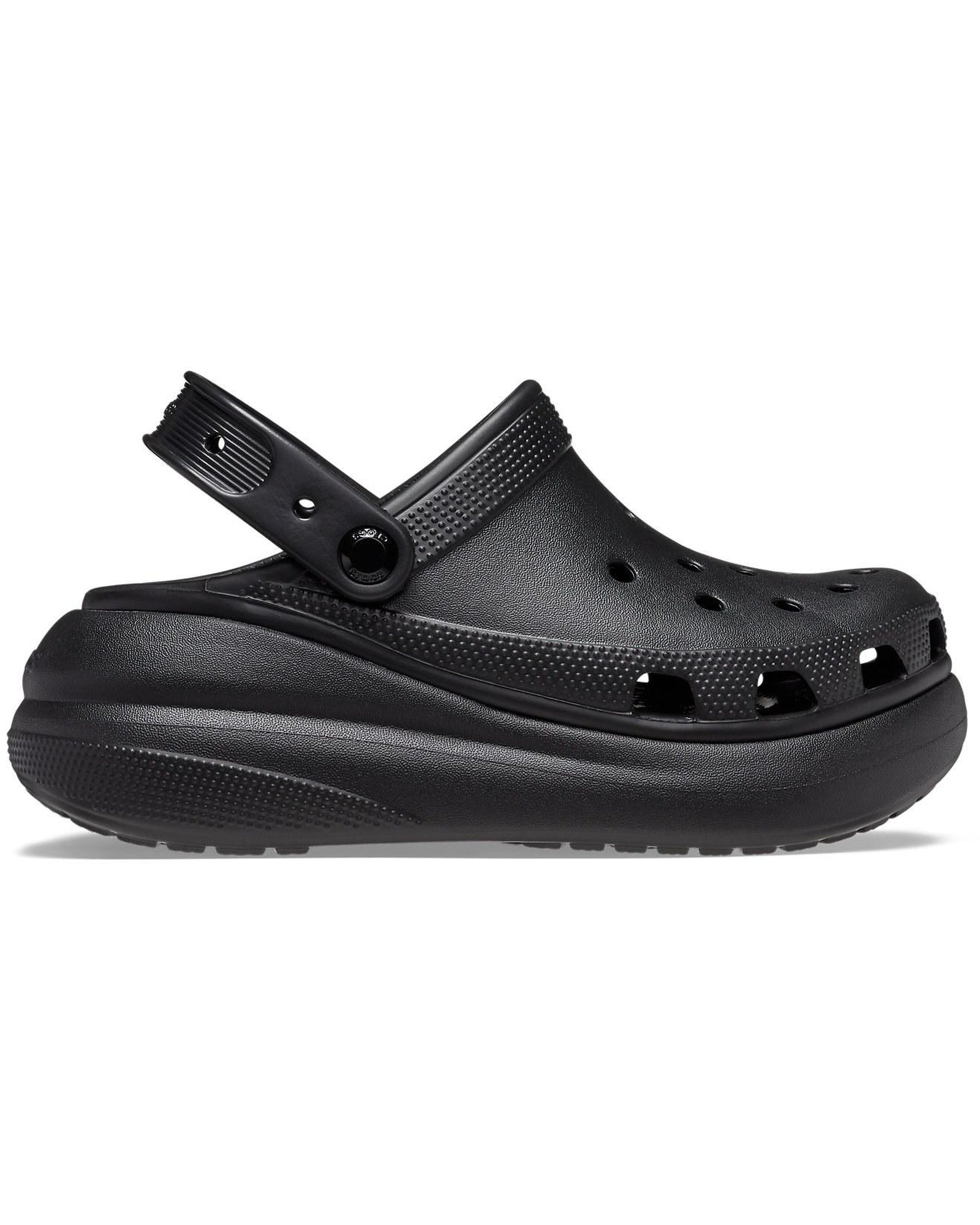 Unisex Adult-Crocs-Classic Clog 207521-001 Black-UK-9