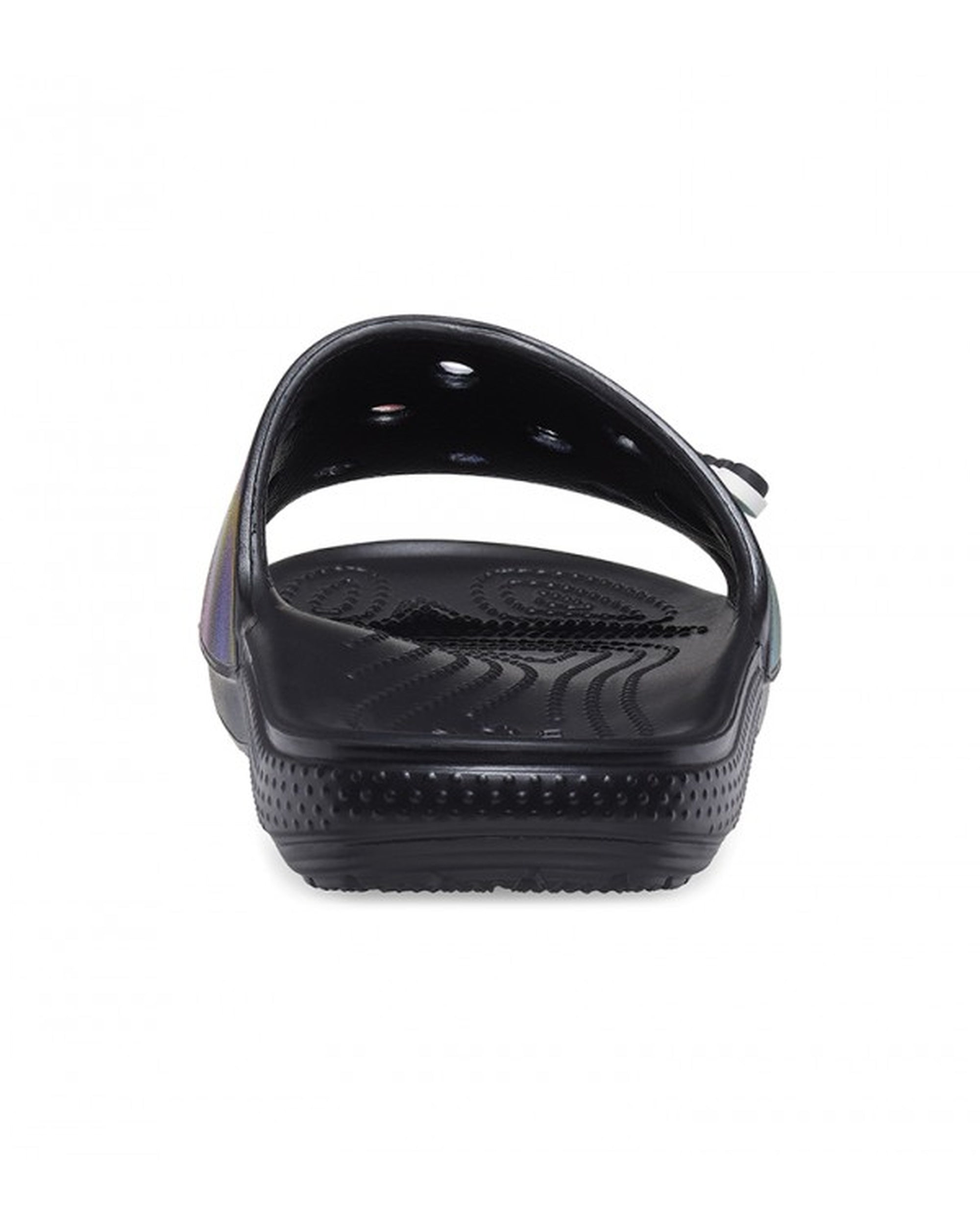 Unisex Adult-Crocs-Classic Slide 207557-0C4 Black/Multi-UK-9