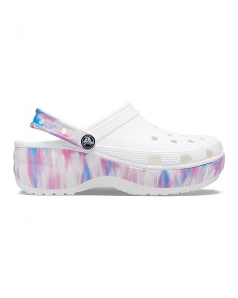 Crocs Classic Clog β Women, White/Multi (207580)