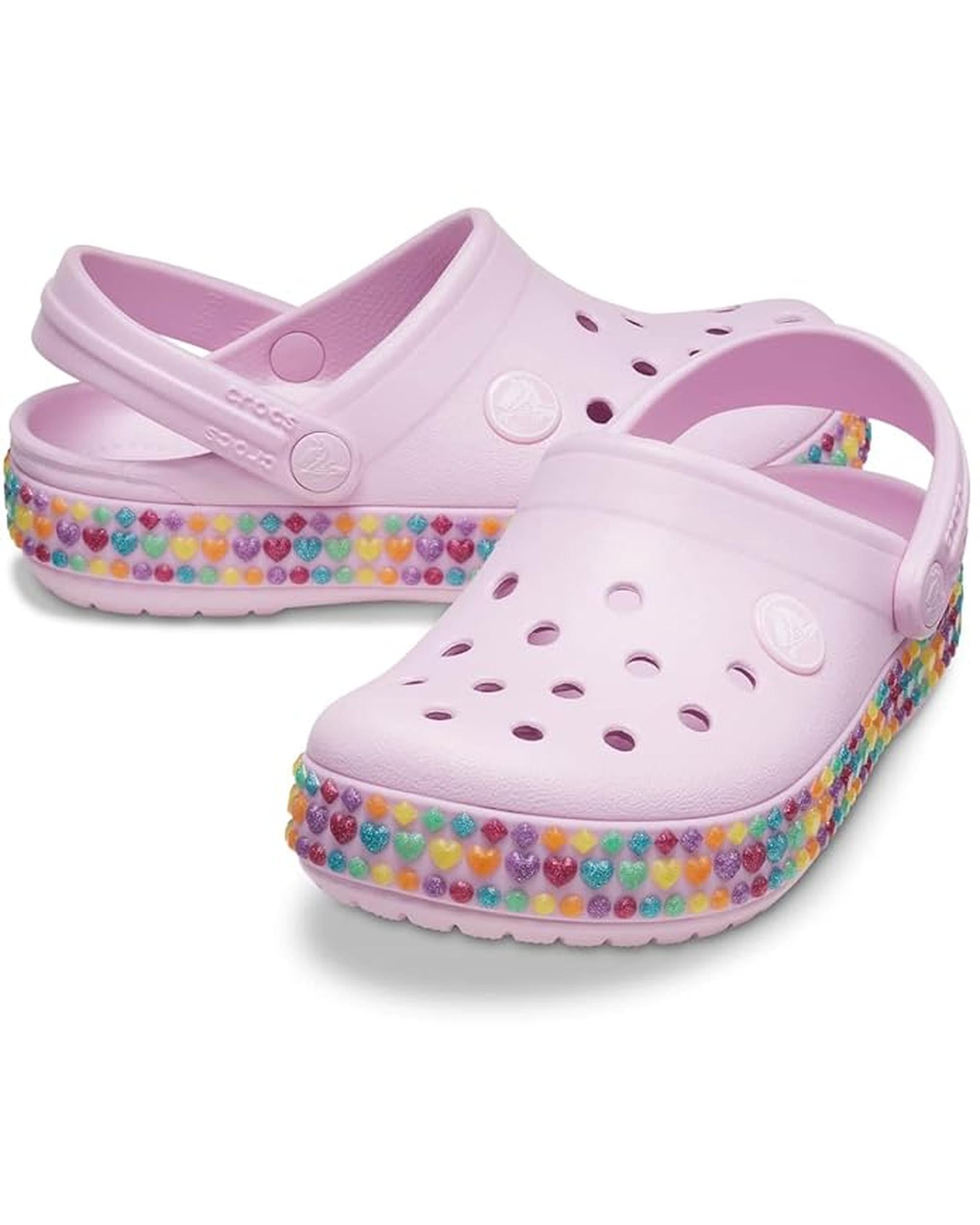 Crocband-Clog-Girls-Ballerina Pink-207607-6GD