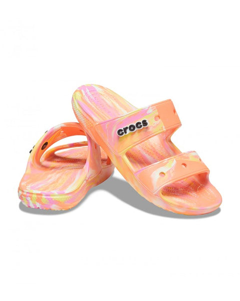 CLASSIC-SANDAL-UNISEX ADULT-PAPAYA/MULTI-207701-83F