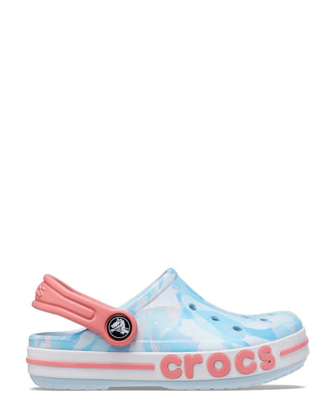Crocs Bayaband Clog β Toddlers, Mineral Blue (207808)