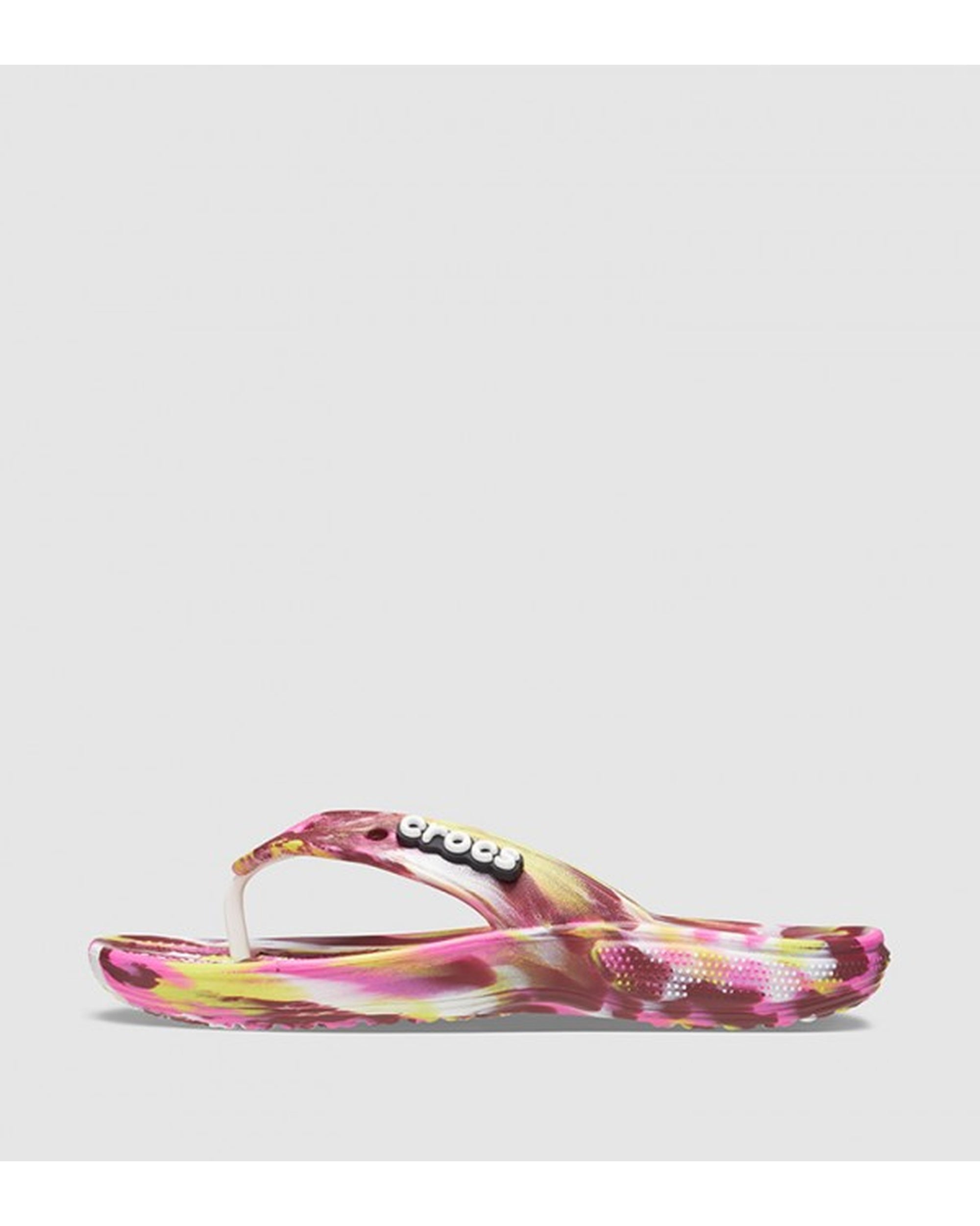 Unisex Adult-Crocs-Classic Flip 207822-6RW Electric Pink/Multi-UK-10