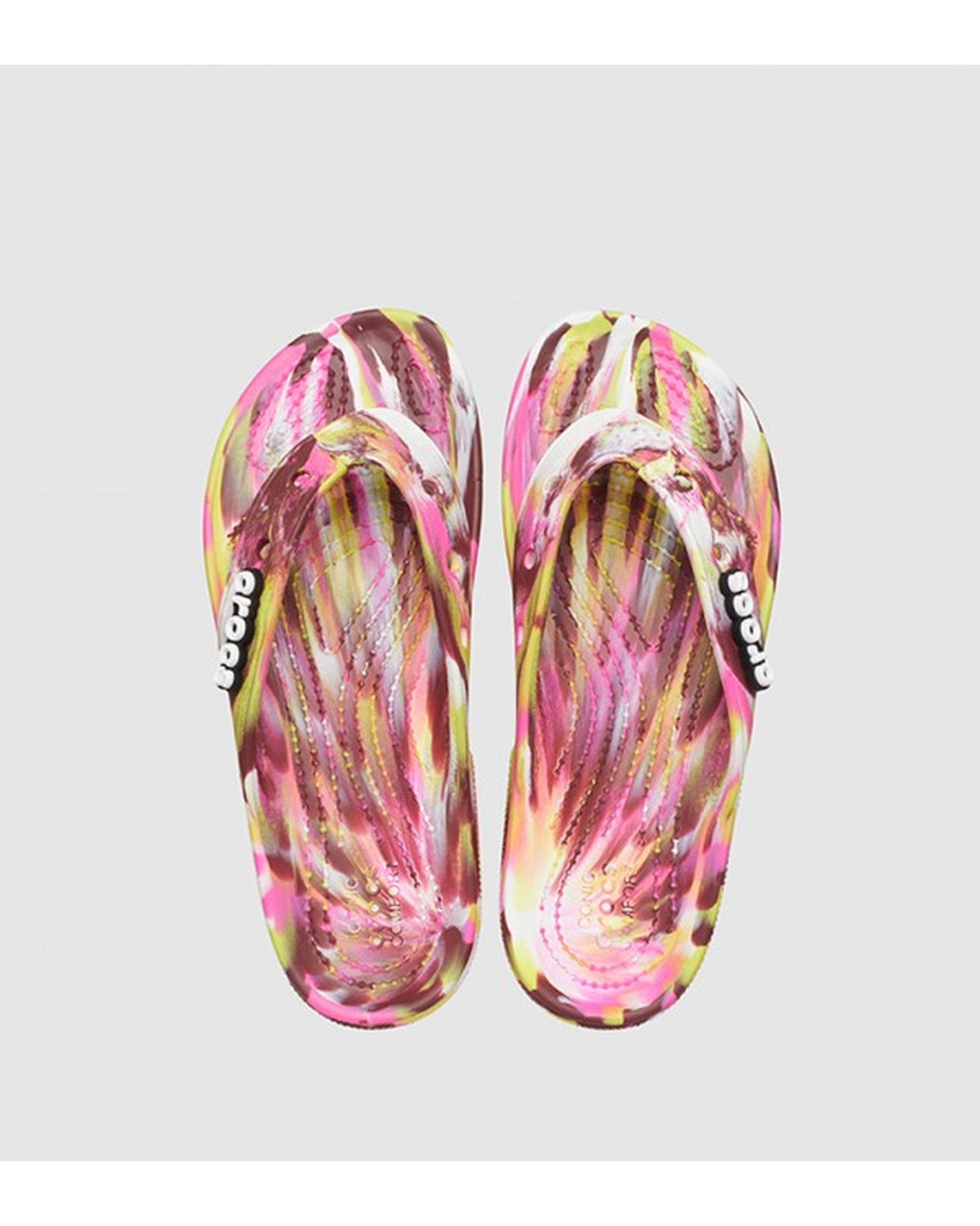 Unisex Adult-Crocs-Classic Flip 207822-6RW Electric Pink/Multi-UK-10