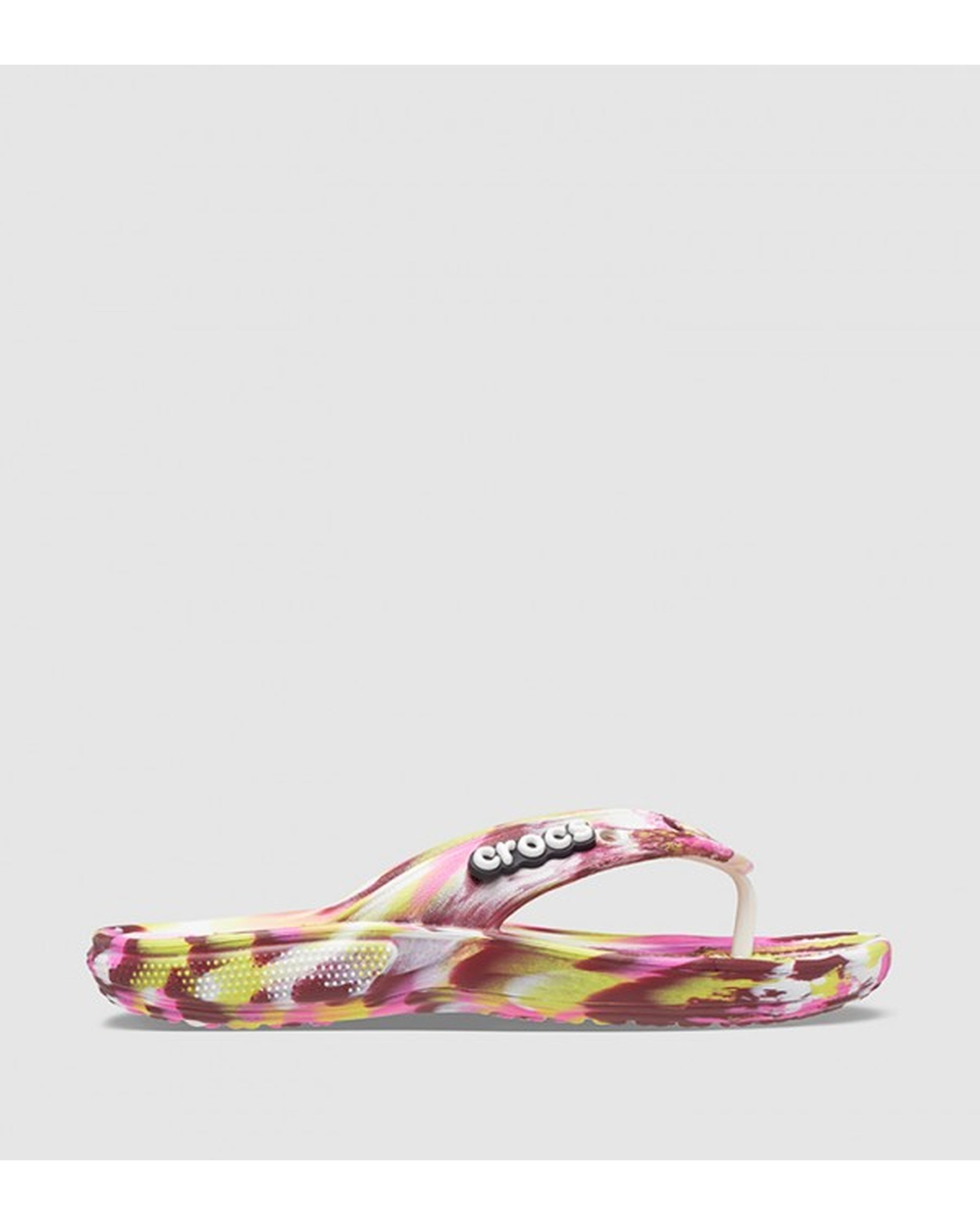 Unisex Adult-Crocs-Classic Flip 207822-6RW Electric Pink/Multi-UK-10