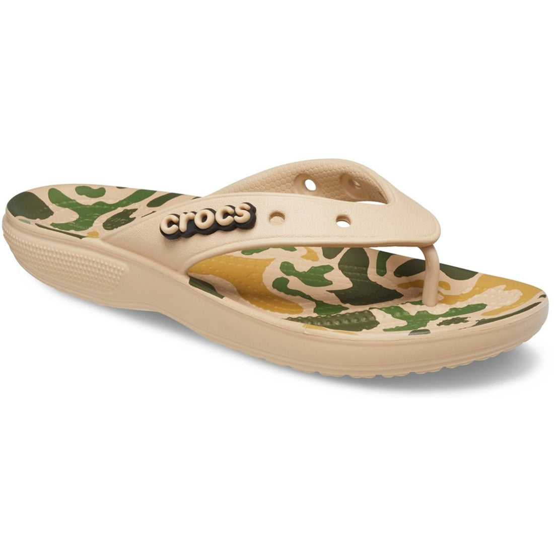 Crocs Classic Flip-Flop β Men, Chai/Camo