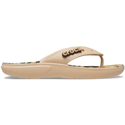 Crocs Classic Flip-Flop β Men, Chai/Camo