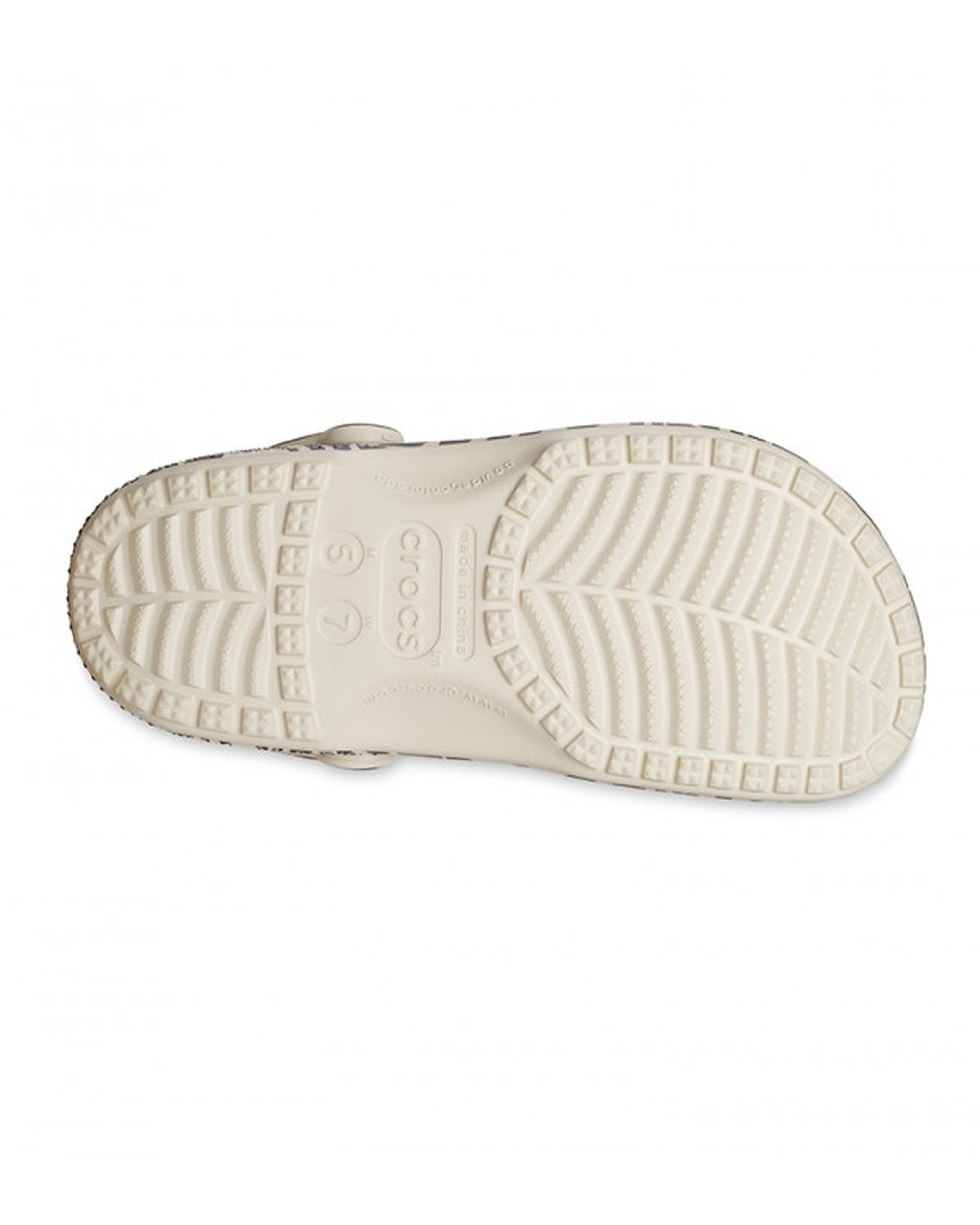 Unisex Adult-Crocs-Classic Clog 207840-2Y9 Bone/Multi Animal-UK-10