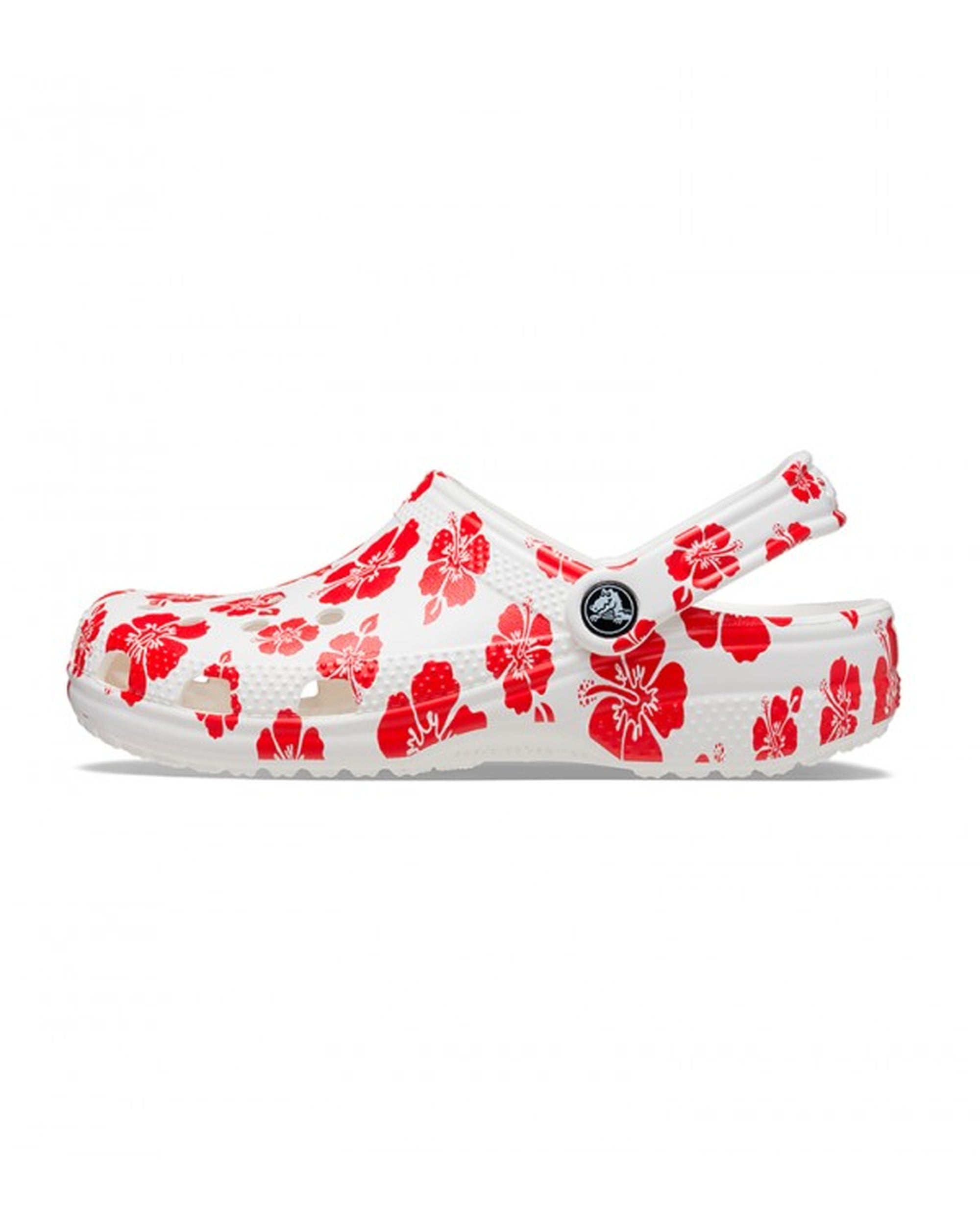Classic-Clog-Unisex Adult-White/Flame-207849-1AZ