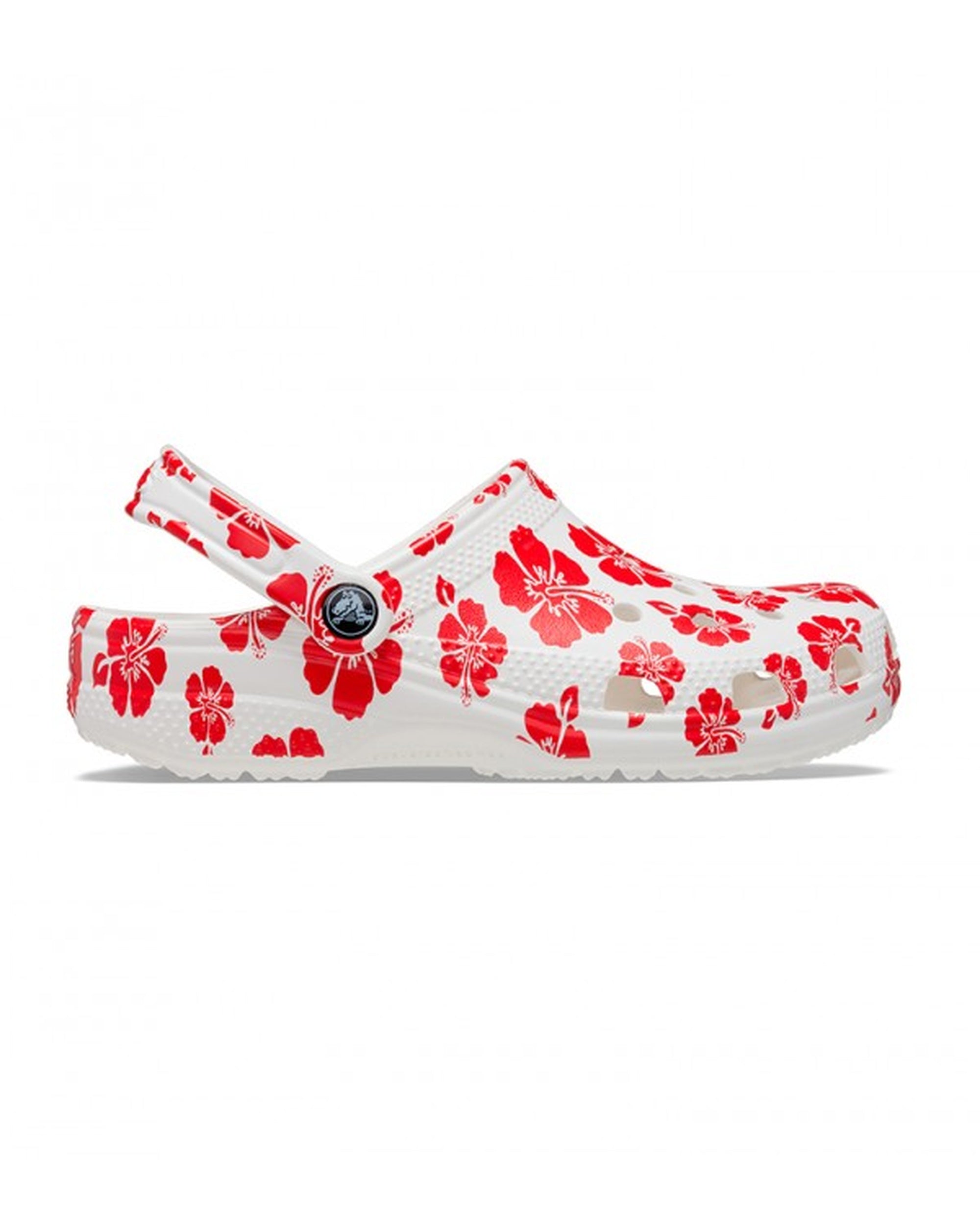Classic-Clog-Unisex Adult-White/Flame-207849-1AZ
