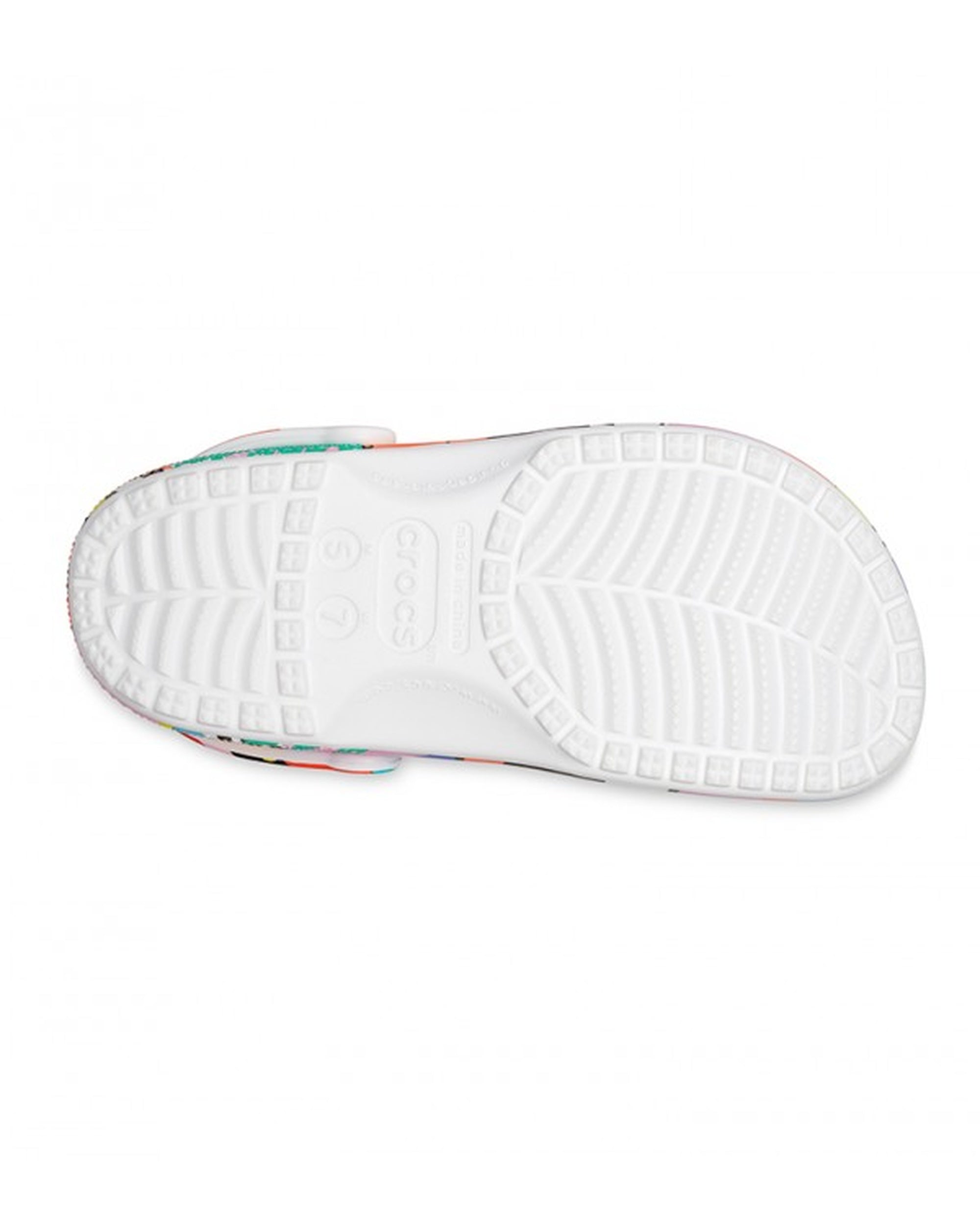 Classic-Clog-Unisex Adult-White/Multi-207849-94S
