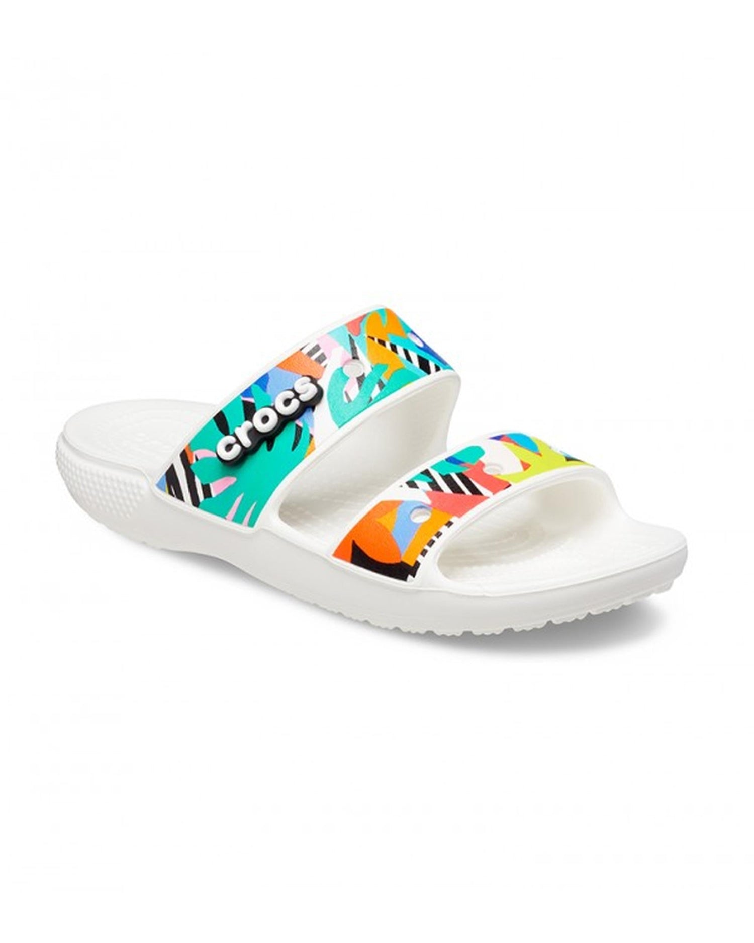 Classic-Sandal-Unisex Adult-White/Multi-207856-94S