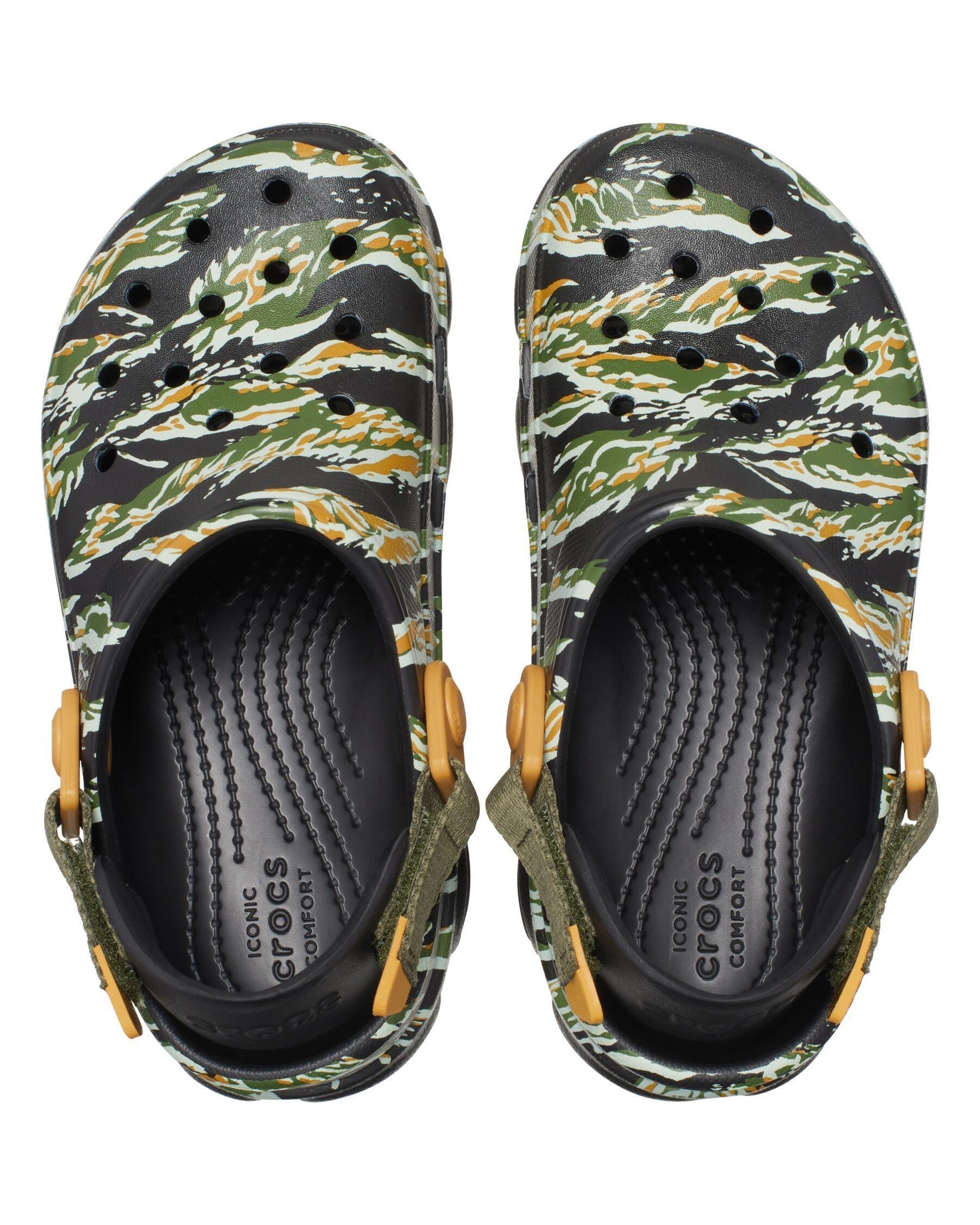 Crocs-Kids All-Terrain Clog 208092-0C4 Black/Multi-8-9 Years - 20.8 Cm