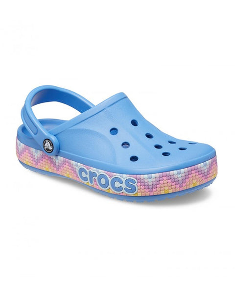 Crocs Bayaband Clog — Men, Powder Blue/Multi